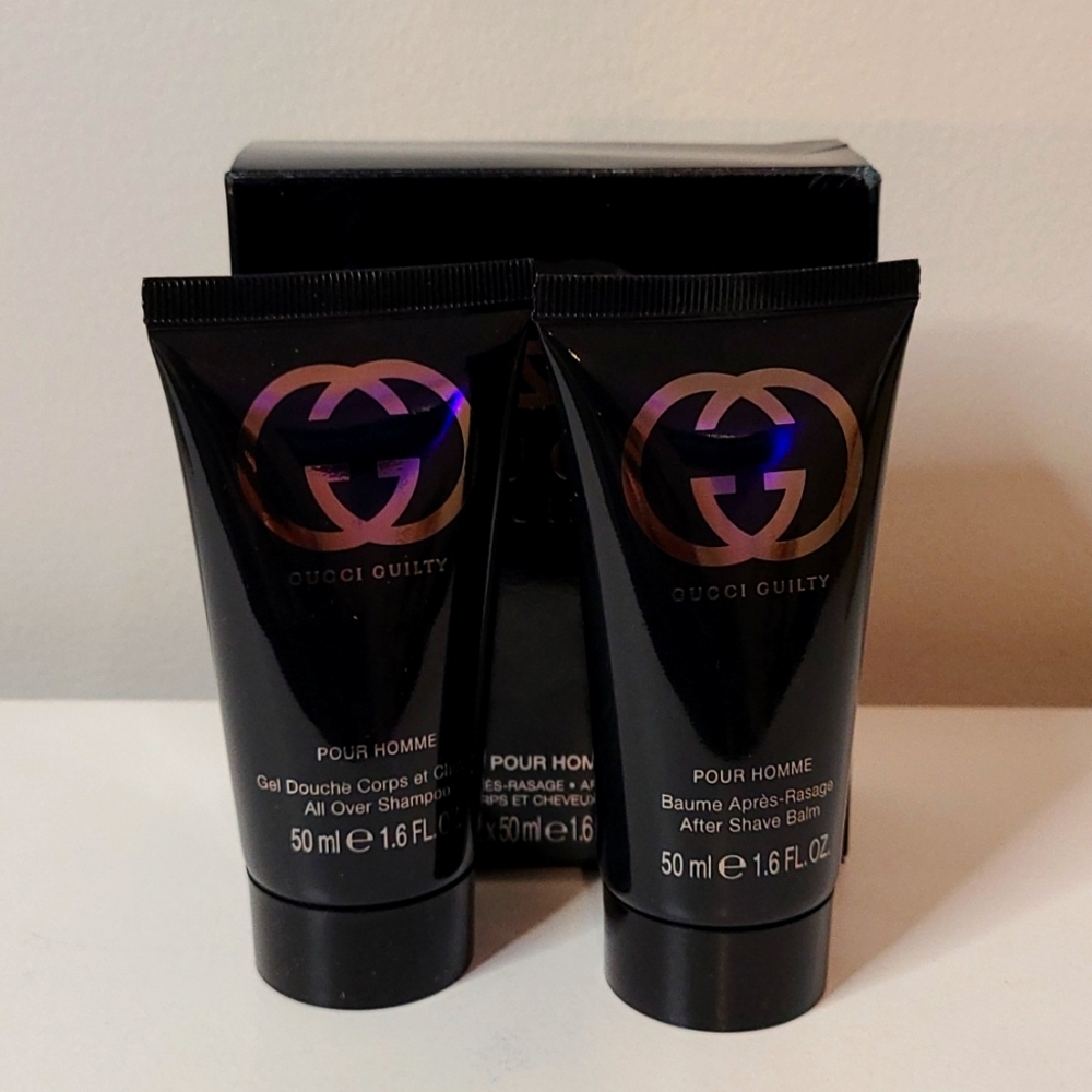 Gucci Guilty Pour Homme Shampoo & Aftershave Balm Set